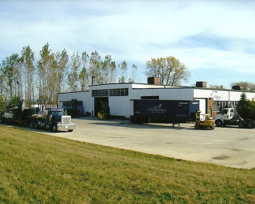 A view of our loading area